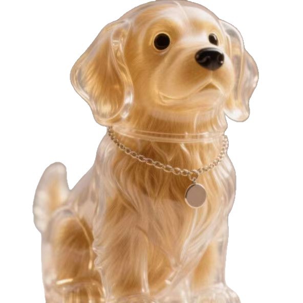 Dog Fur Storage Pendant Keychain